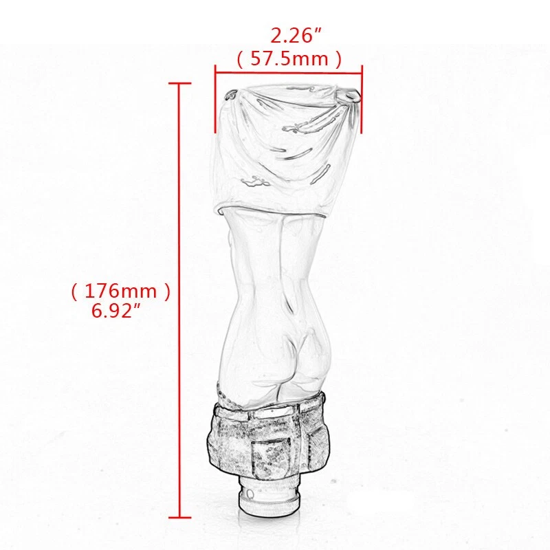 Sexy Dama Media Desnuda Niña Coche Camión Manual Palo Cambio de Marchas Perilla Palanca de Cambios Foto 4 de 4
