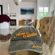 Acne Studios Logo Cap  sage green 
