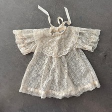 Vintage Y2k 90s Full Lace Antique Doris Brosk Fun Frills 2/3 Baby Youth Dress