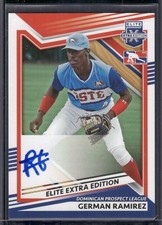 2022 Elite Extra #214 German Ramirez DPL Auto