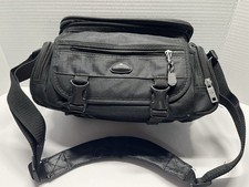 Vintage Black Samsonite Camera/Camcorder Padded Bag Pre-Owned