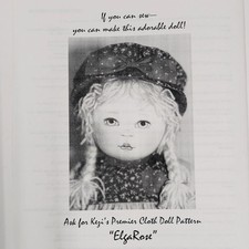 Vintage Kezi Premier Cloth Doll Clothes Patterns 1996 Catalog B W 18 Pages
