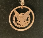 Vintage Cut-Coin 30” Necklace (lot K) — photo 3