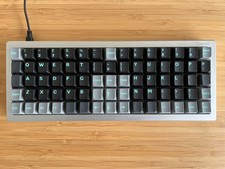 Kprepublic XD75RE Ortholinear Mechanical Keyboard Akko V3 Cream Yellow Switches