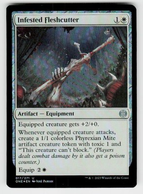 Phyrexia: All Will Be One #17 Infested Fleshcutter Foil