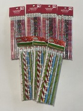 7 Packs Holiday Pencils Valentine And Christmas New In Package
