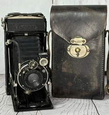 Zeiss Ikon Derval Ikomat Camera with Leather Case Untested READ Description