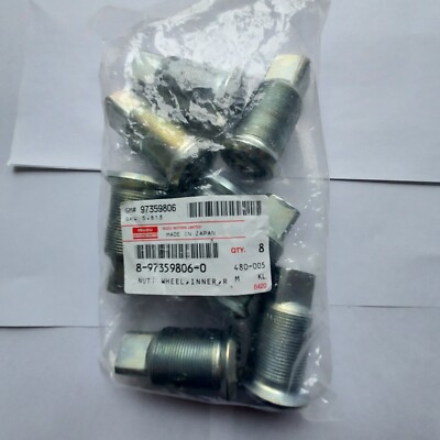 8x Genuine OEM Isuzu Rear Inner Wheel Nut 97359806 | eBay