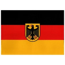 LARGE GERMAN FLAG PATCH embroidered iron-on GERMANY Aufnäher Deutschland HUGE