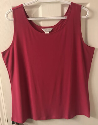 C.J. Banks Dark Pink Tank - Size X