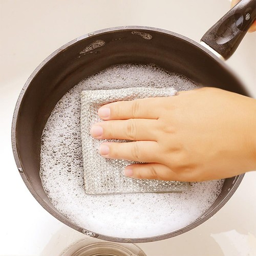 12 PCS Multifunctional Non-Scratch Wire Dish Cloth Mesh Knit Cleaning Cloths - Picture 12 of 15