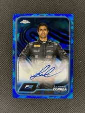 2024 Topps Chrome Sapphire Formula 1 F1 Juan Manuel Correa Auto! F2
