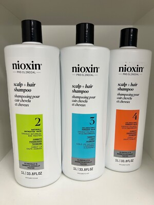 Nioxin System 1 OR 2 OR 3 OR 4 OR 5 OR 6 Cleanser OR Scalp Treatment 33.8oz 