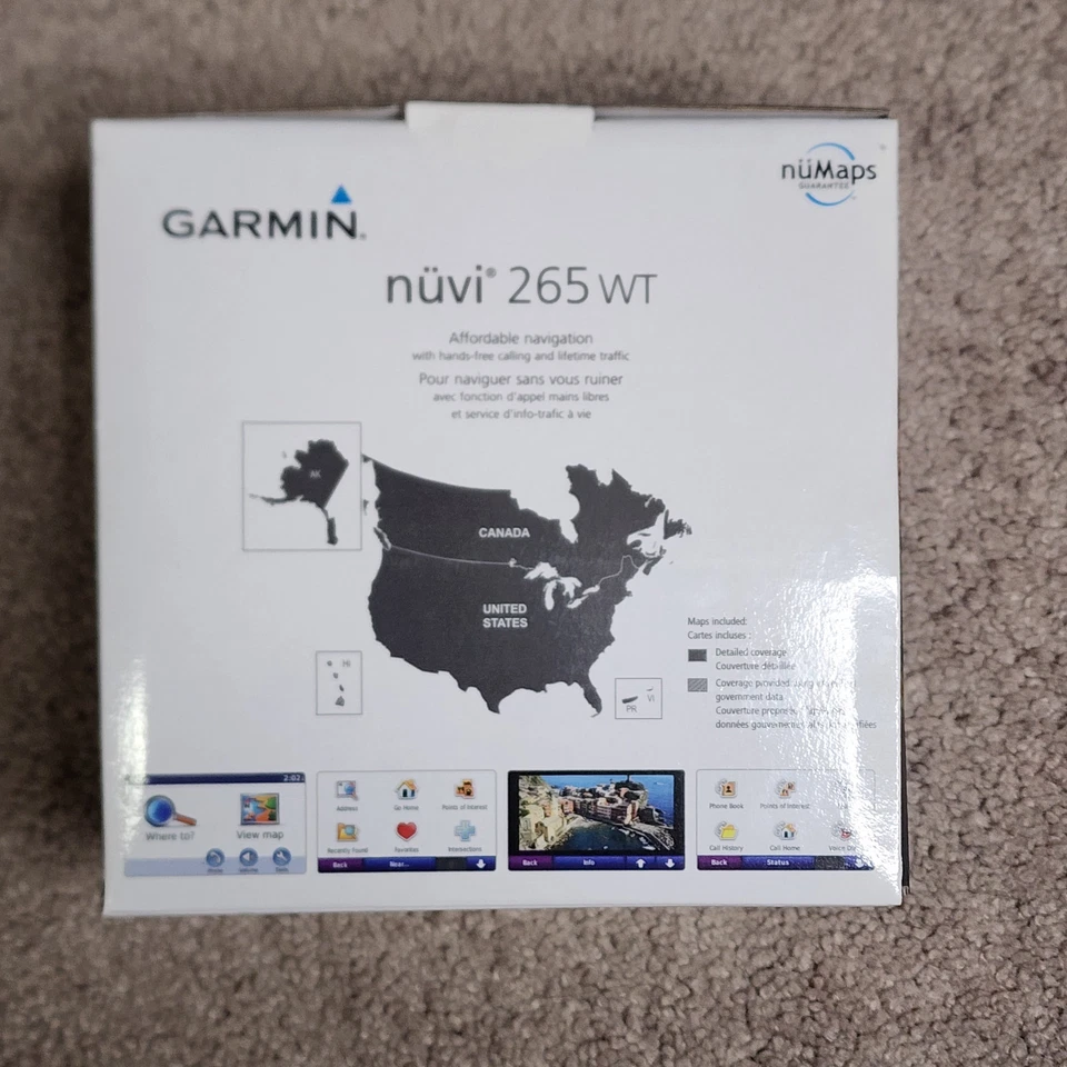 Garmin Nuvi 265WT Special Edition GPS System LiveTraffic Hands Free Calling - Image 2 of 3