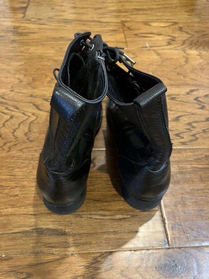 Diesel Womens  Combat boot EU40. US 9 Lace up side zip - Image 3 of 4