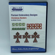 Floriani Embroidery Designs "Christmas Borders" Machine Software Holiday 2012