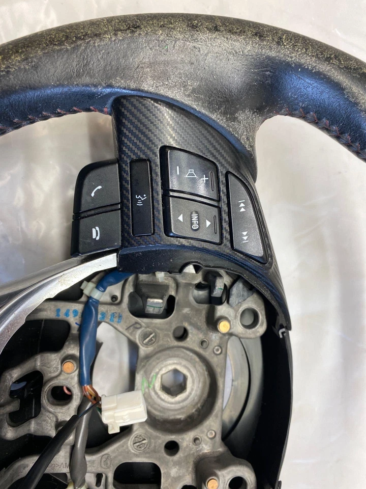 2014 - 2016 MAZDA 3 рулевое колесо с аудио телефон кнопки и круиз-контроль б/у - Изображение 3 из 4