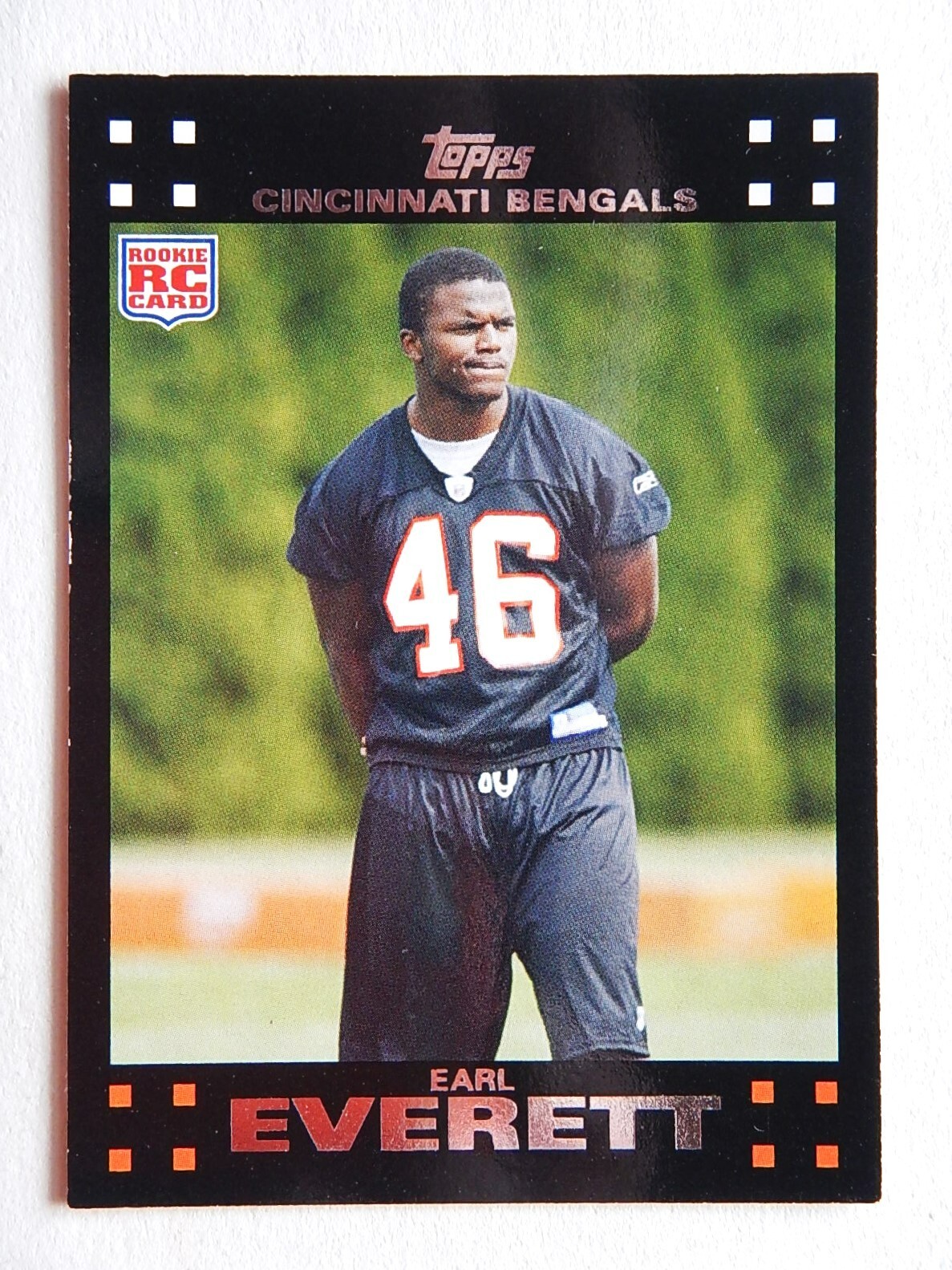 Earl Everett #370 Topps 2007 Football Card (Cincinnati Bengals) 