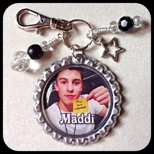 Personalized SHAWN MENDES Bottle Cap Pendant, Name Necklace Jewelry