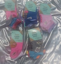 Girls Lot Of 5 Packages, 6 Pair Per Package