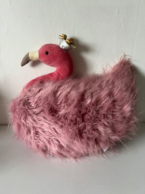 Plush Fancy Flamingo Jellycat Jellycat Fancy Flamingo Fluffy Cushion