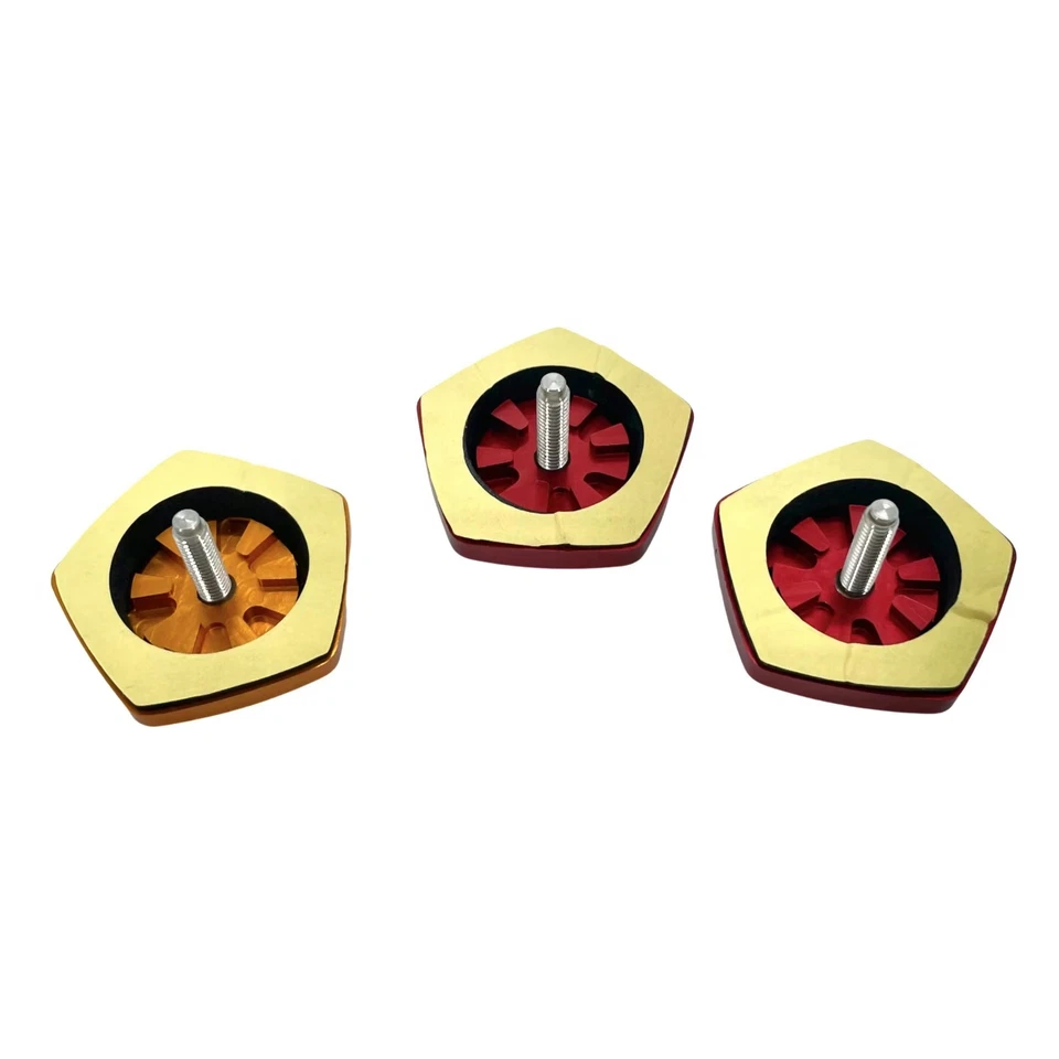 1*Gold/Red Angle Face ASP Adjustable Sole Plate for Taylormade R11S Golf Driver - Image 2 of 4