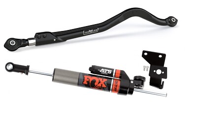 TeraFlex HD Forged Adj Front Track Bar + Fox ATS Steering Stab for