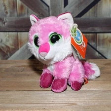 Wild Republic Sweet & Sassy Lil' Fox Raspberry Pink Plush 5" Stuffed Animal