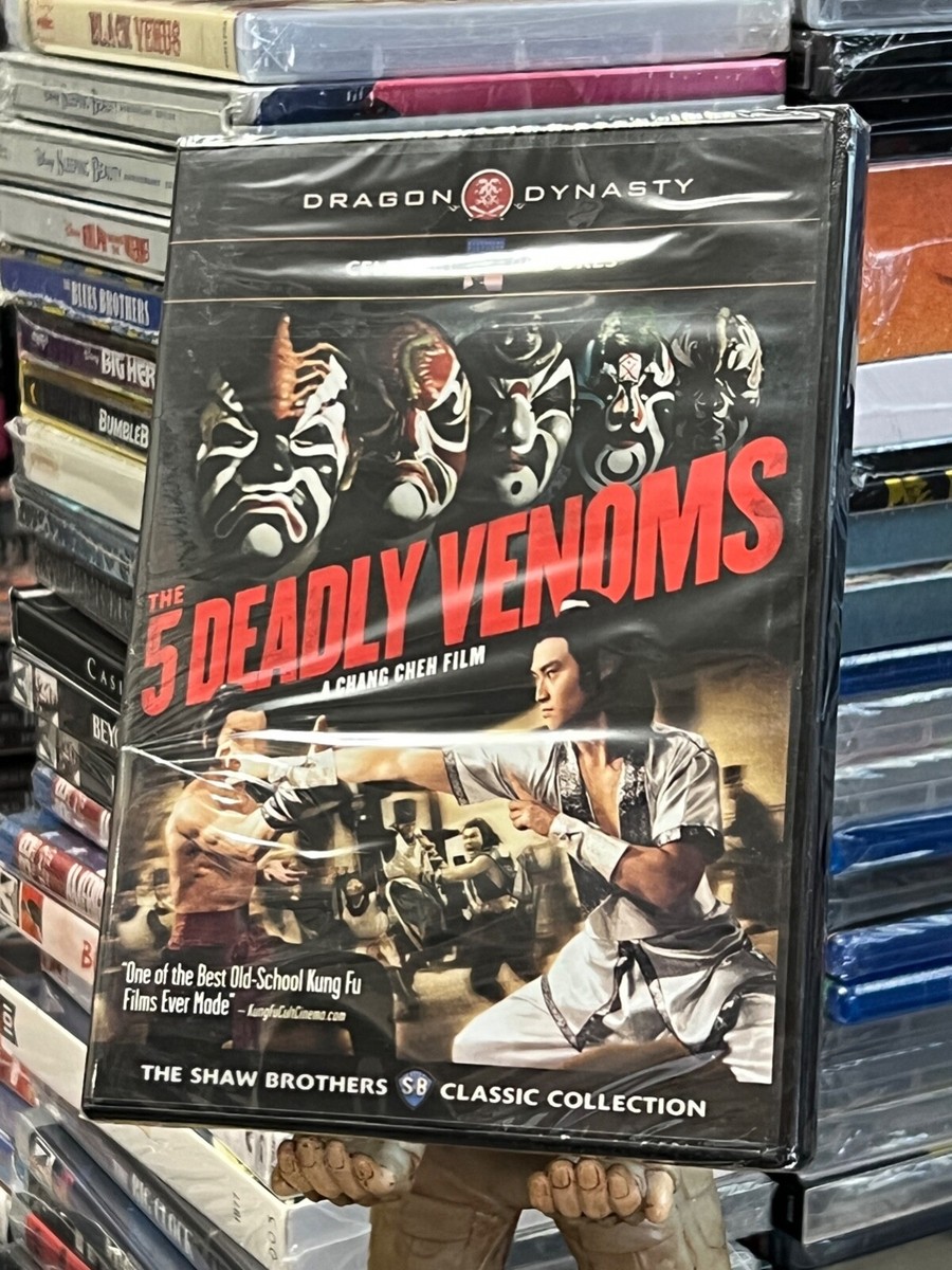 5 Deadly Venoms (DVD) Chang Chen, Dragon Dynasty, Shaw Brothers