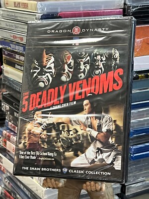 5 Deadly Venoms (DVD) Chang Chen, Dragon Dynasty, Shaw Brothers