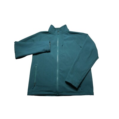 L.L. Bean Men's Size - L REG Teal Green Shell Midweight Zip Jacket