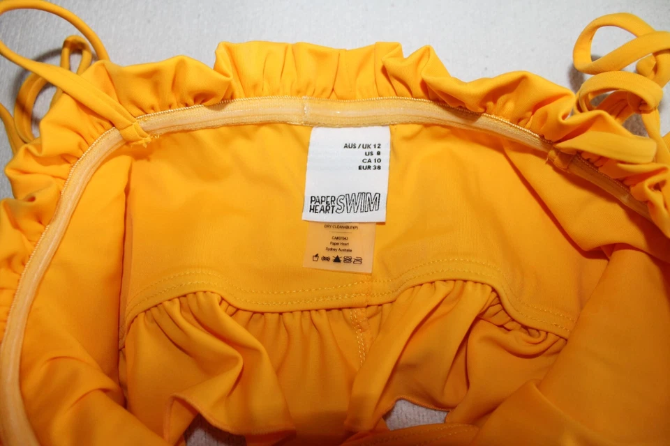 Paper Heart Swim Bikini, Gr. 38, leuchtend gelb - Bild 4 von 4