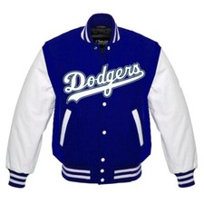 MLB 2025 World Series Champions Los Angeles Dodgers Varsity baseball jacket