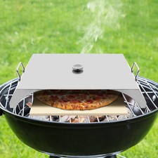 Kit de horno de pizza de encimera parrilla abierta exterior camping horno de pizza para parrilla