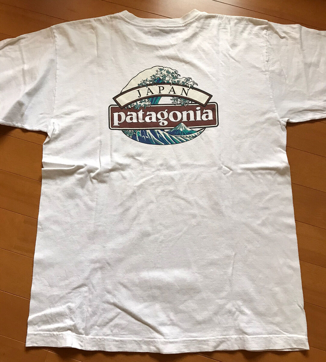 Patagonia Vintage Promo T-Shirt Japan Limited Hokusai Wave Patagonia Vintage Promo T-Shirt Japan Limited Hokusai Wave