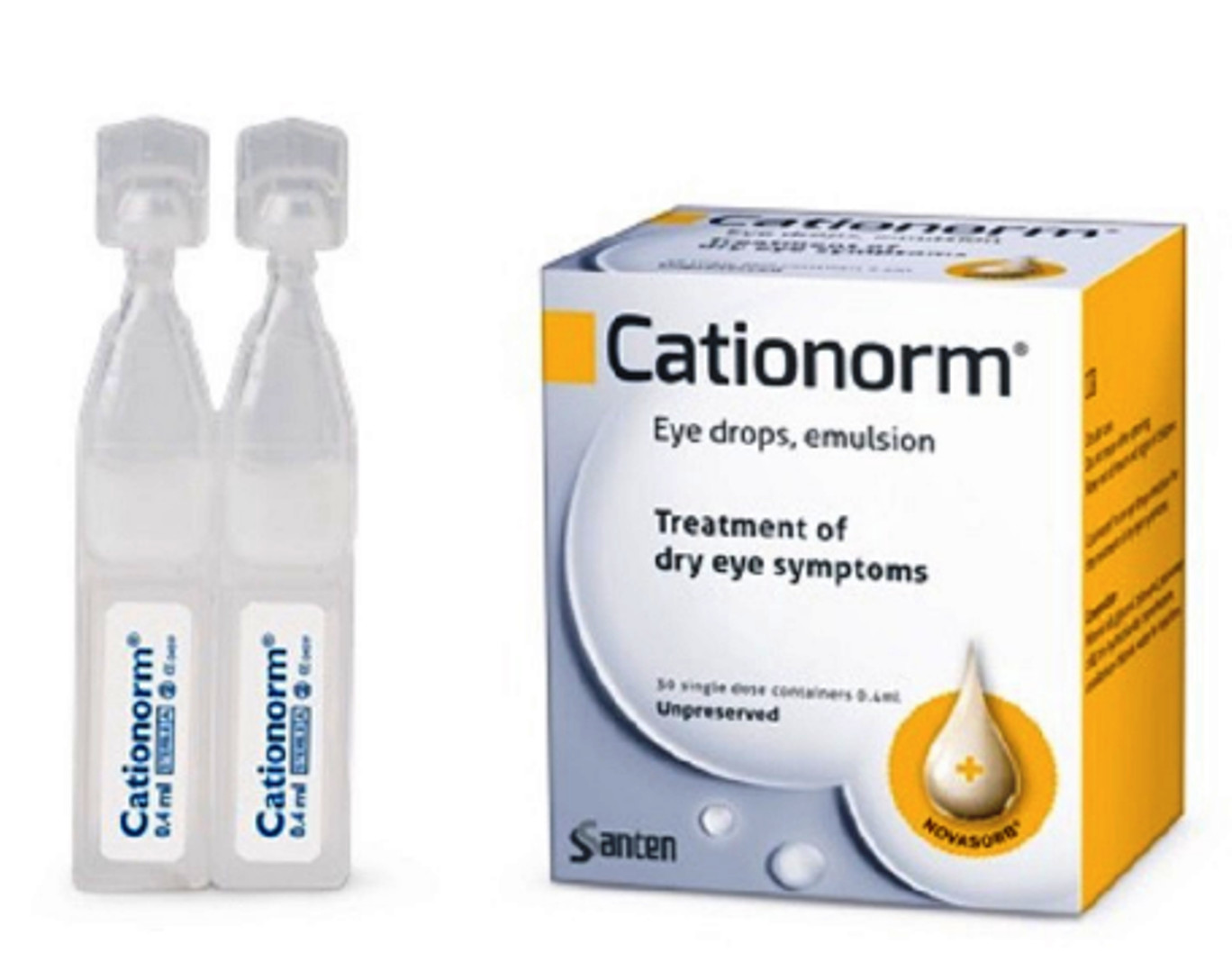 Cationorm Ophthalmic Emulsion for dry eye symptoms (30's x 0.4ml)