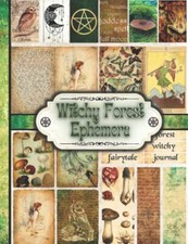Witchy Forest Ephemera One-Sided Decorative Paper for Junk Journaling Scrapbo...