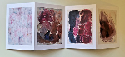 Barbara Nicholls - Ausstellungsankündigung Kunstkarte / Minidruck / Aquarelle