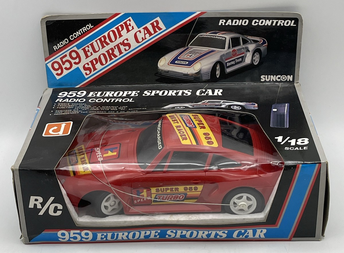 959 EUROPE SPORTS CAR - RADIO CONTROL - SUNCON 1:18 No. 7403