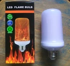 LED Flame Effect Light Bulb- Simulated Nature Fire Flicker Lamp, E26 USA Base 9w