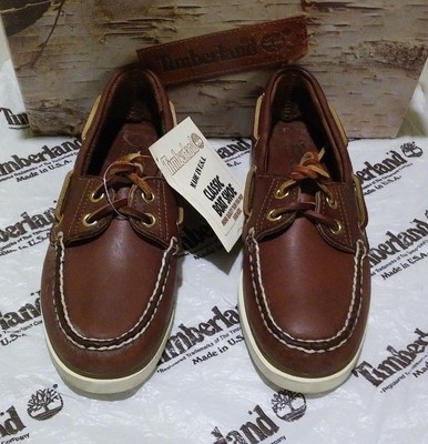 New Timberland WOMAN'S #75377 5.5 M brown oil-tanned leather (452)