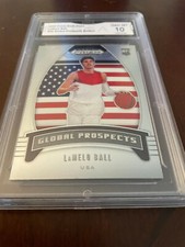 LAMELO BALL HORNETS 2020 PRIZM DRAFT PICKS GLOBAL PROSPECTS ROOKIE RC GRADED 10