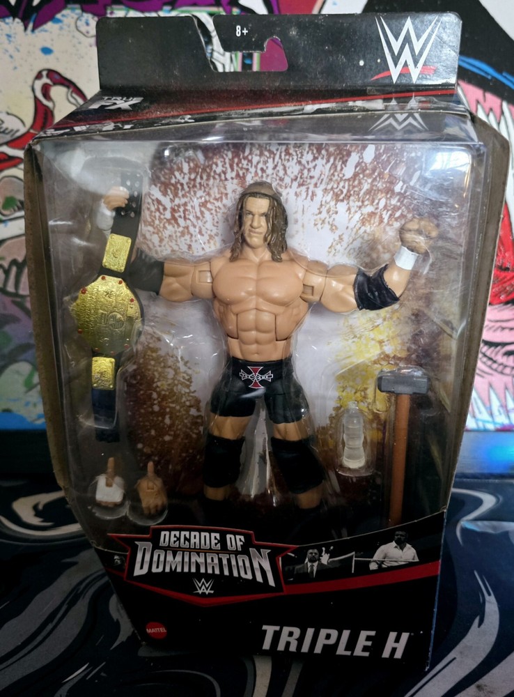 WWE Elite Collection Decade Of Domination Triple H Walmart Exclusive Mattel