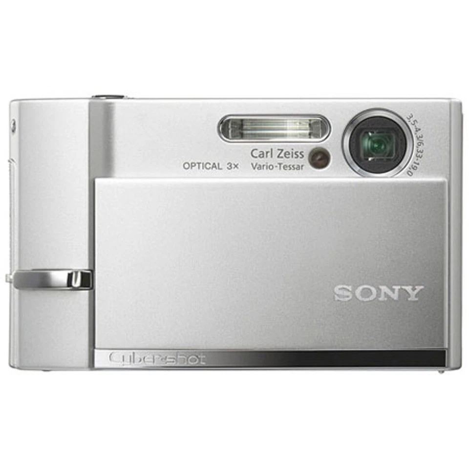 Sony DSC-T30 Digitalkamera Silber 7,2 MP 3fach optischer Zoom Bildstabilisierung - Bild 2 von 4