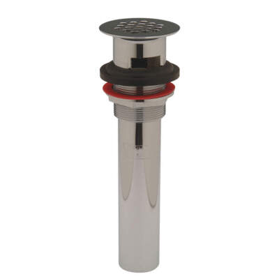 ZURN Z8743-8-PC Sink Drain,D 1-1/4'',L 8'',Cast Brass 4WDF3