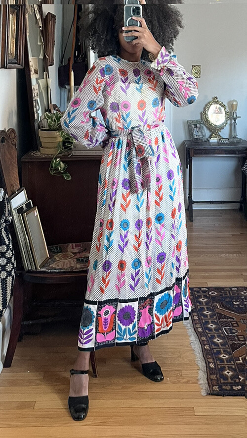 Vintage 1960s Elizabeth Arden New York Dress
