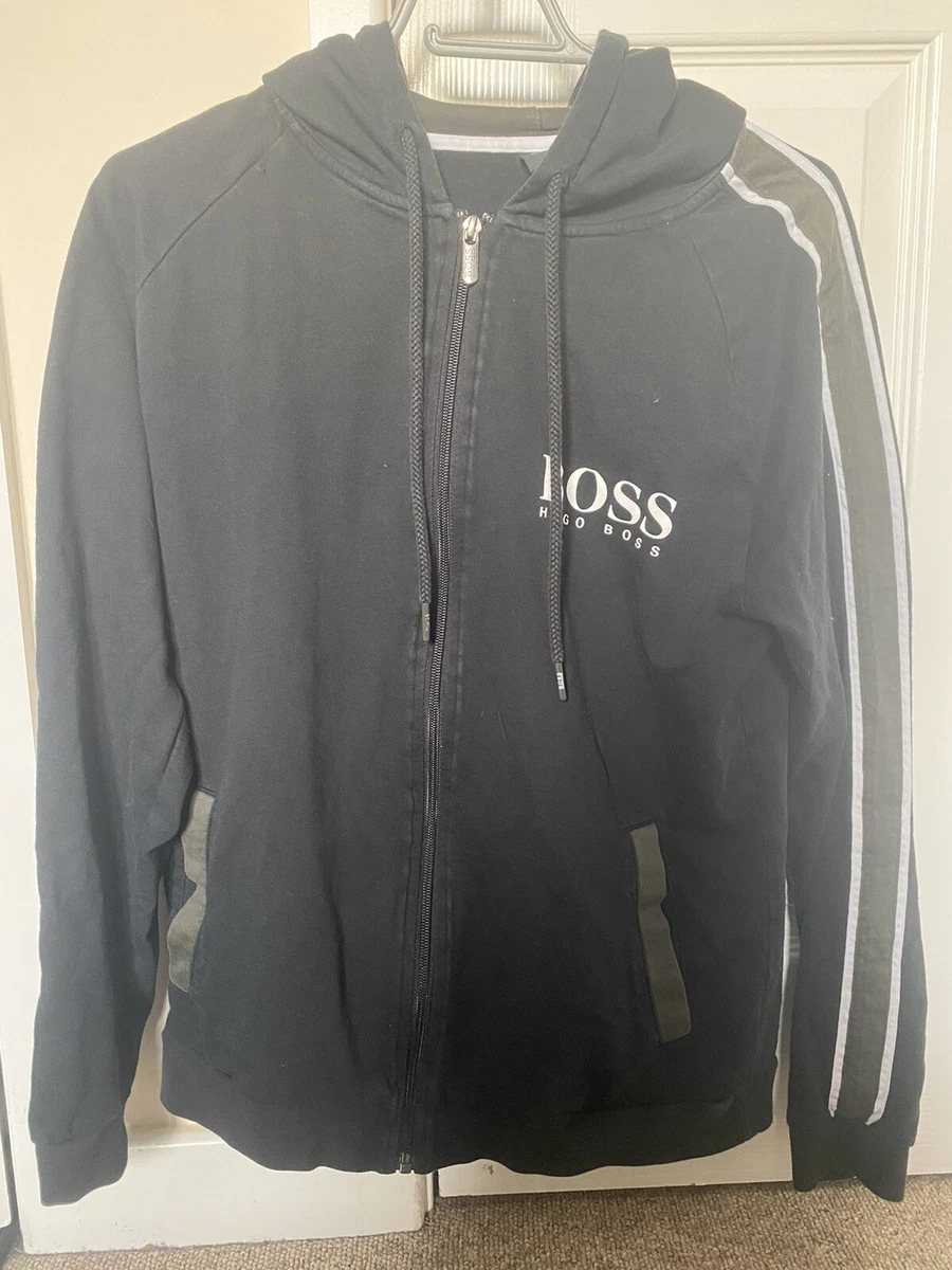 Mens hugo boss clearance zipper