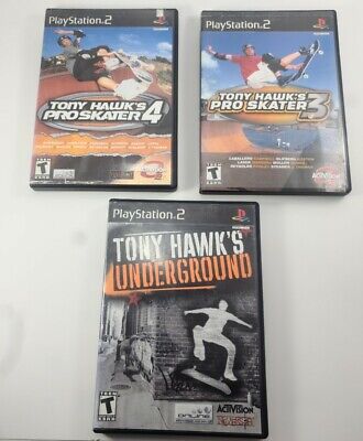 Tony Hawk's Underground Playstation 2 jogo de skate