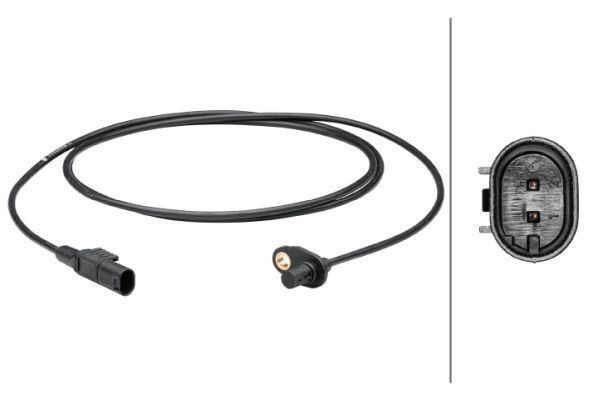Hella 6PU 012 679-581 Sensor, Raddrehzahl FüR MERCEDES-BENZ-image