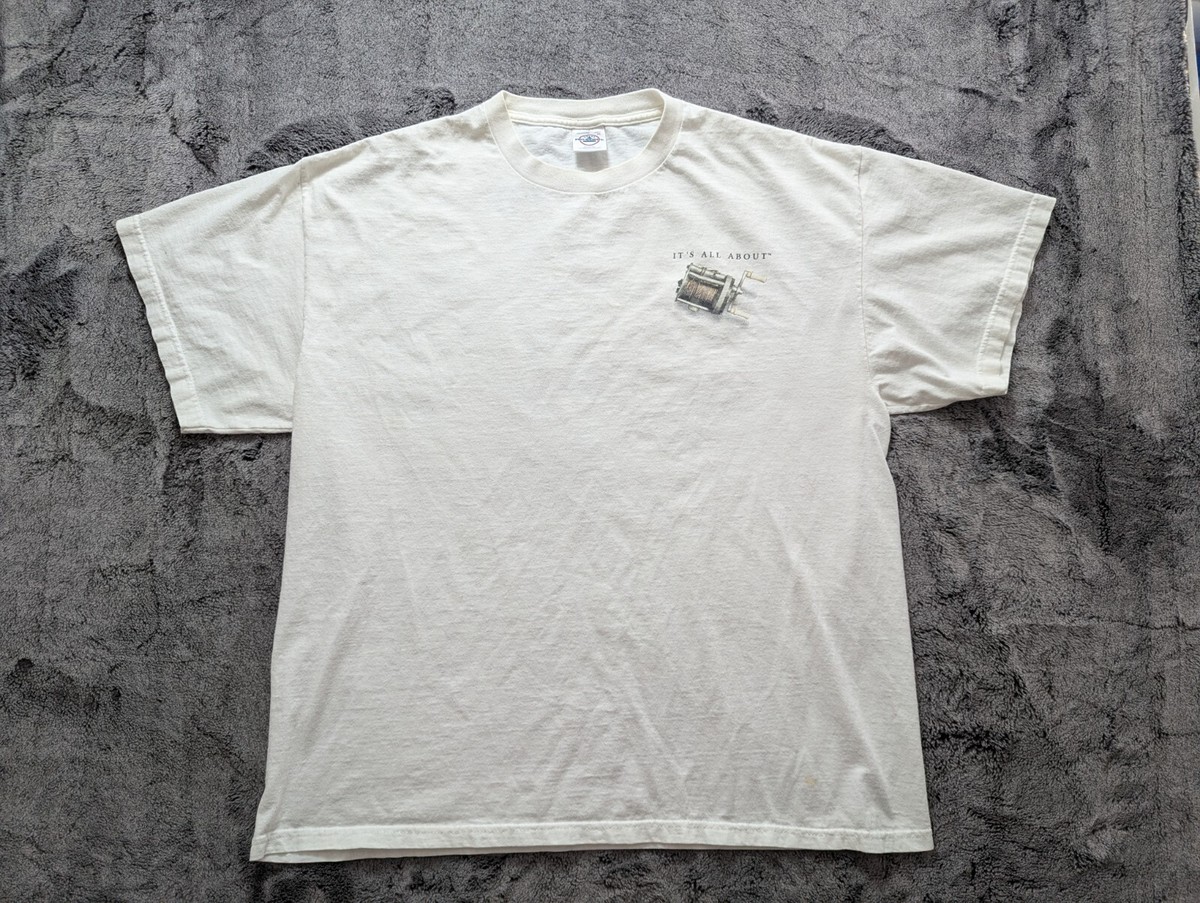 Vintage Delta Pro Weight Short Sleeve T Shirt Men's Size XL White
